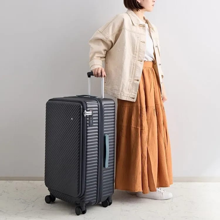 HaNT Coconto Suitcase, Front Opening, 65/78L 4